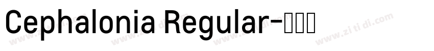 Cephalonia Regular字体转换